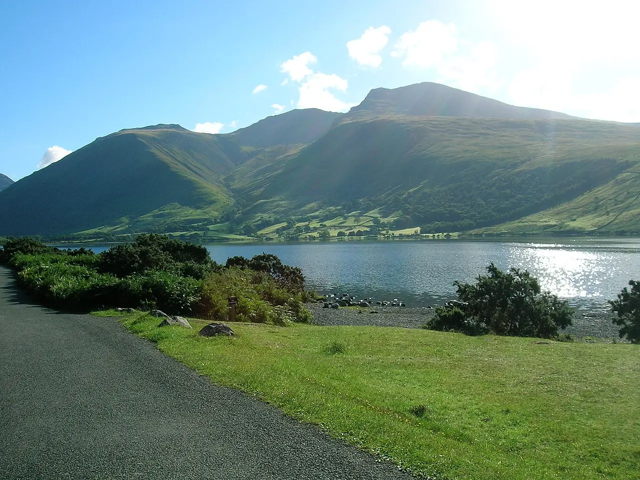 Scafell Pike, the highest mountain in England